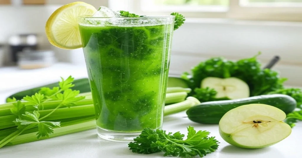 Refreshing diabetic green juice recipe